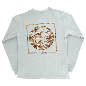 Duck Silhouette LS Logo Tee