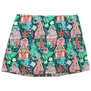 Christmas Skort Set in "Gingerbread"