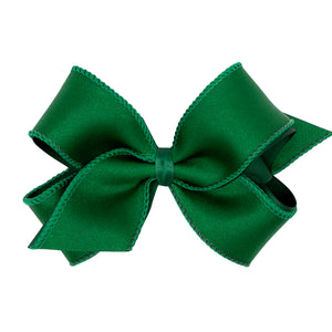 Jewel Toned Satin Overlay Bow in Medium