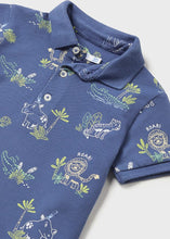 Load image into Gallery viewer, Blue Jungle Polo &amp; Shorts Set
