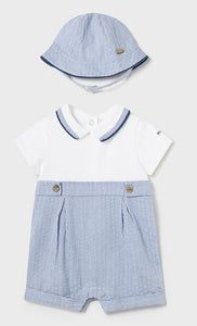 Seersucker Infant Romper