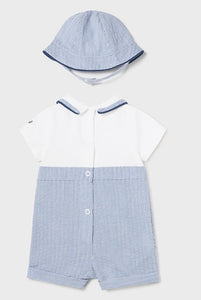 Seersucker Infant Romper