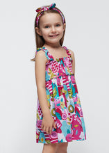 Load image into Gallery viewer, Smocked Sundress - Fuchsia Floral Print Dress
