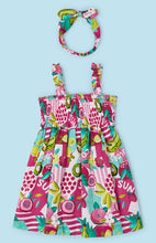 Load image into Gallery viewer, Smocked Sundress - Fuchsia Floral Print Dress
