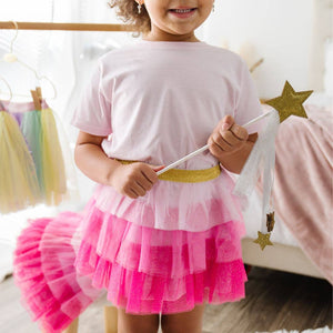 Pink Petal Tutu Skirt