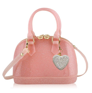 Cate Pink Handbag - Follow Your Heart Silver Edition