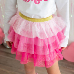 Pink Petal Tutu Skirt