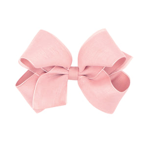 Organza Overlay Bow Medium -  Sweet Nectar