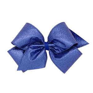 King Glitter Hair Bow - Assorted Colors