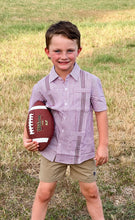 Load image into Gallery viewer, Maroon Gameday Guayabera Shirt
