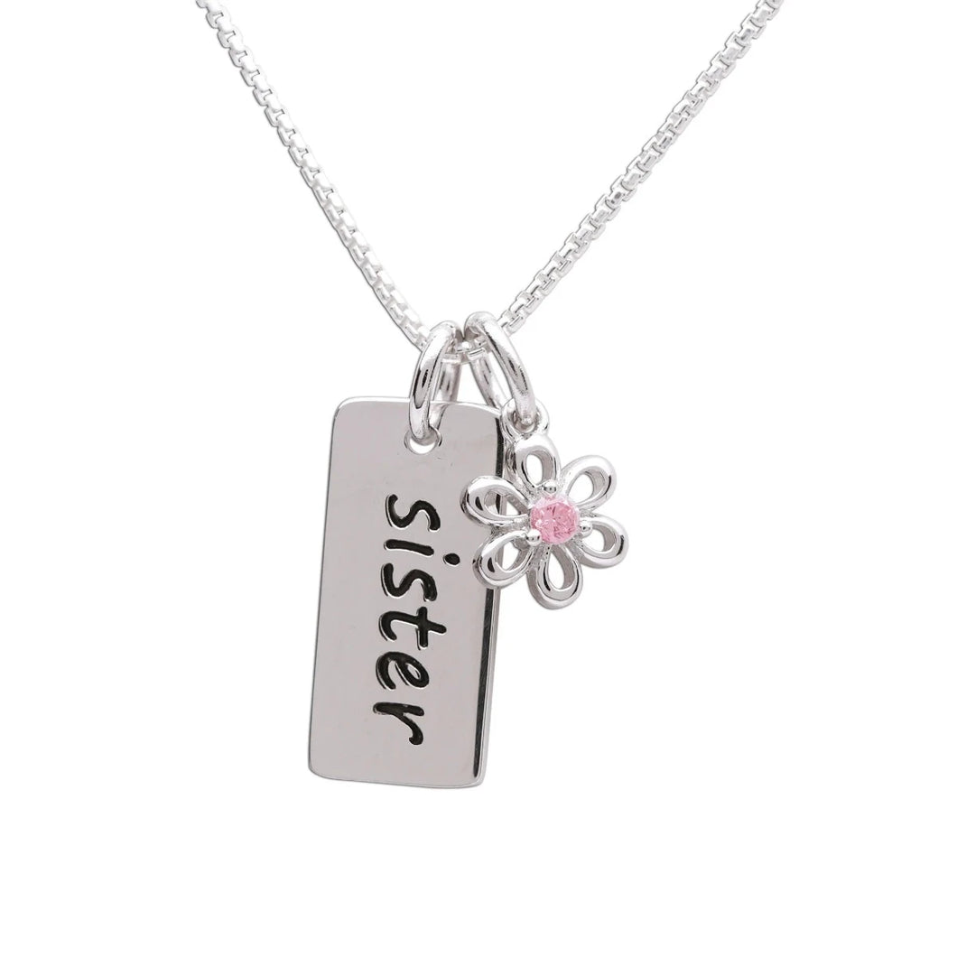 Sister Bar Necklace