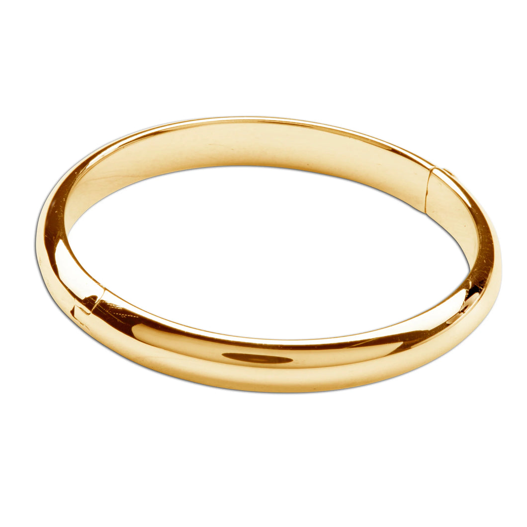 Classic Gold Bangle Bracelet - SM