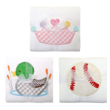 Load image into Gallery viewer, Appliqued Burp Cloth - Various Styles
