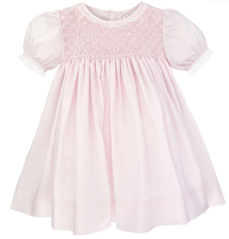 Pink Smocked Dress