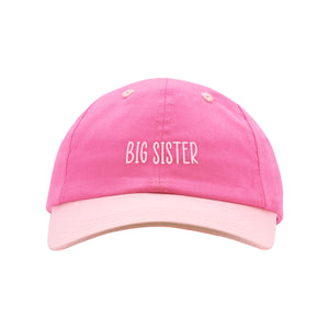 Pink Twill Embroidered Ball Cap - Big Sister