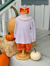 Load image into Gallery viewer, Fall Floral Bloomer set in Pima Cotton - Size 4T only
