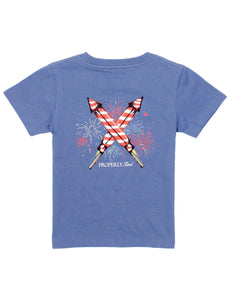 Space Blue Firecracker S/S T-shirt