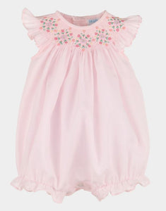 Pink Classically Smocked Bubble