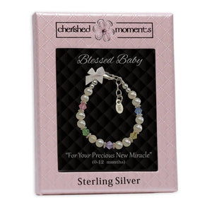 Sterling Silver Pearl Bracelet