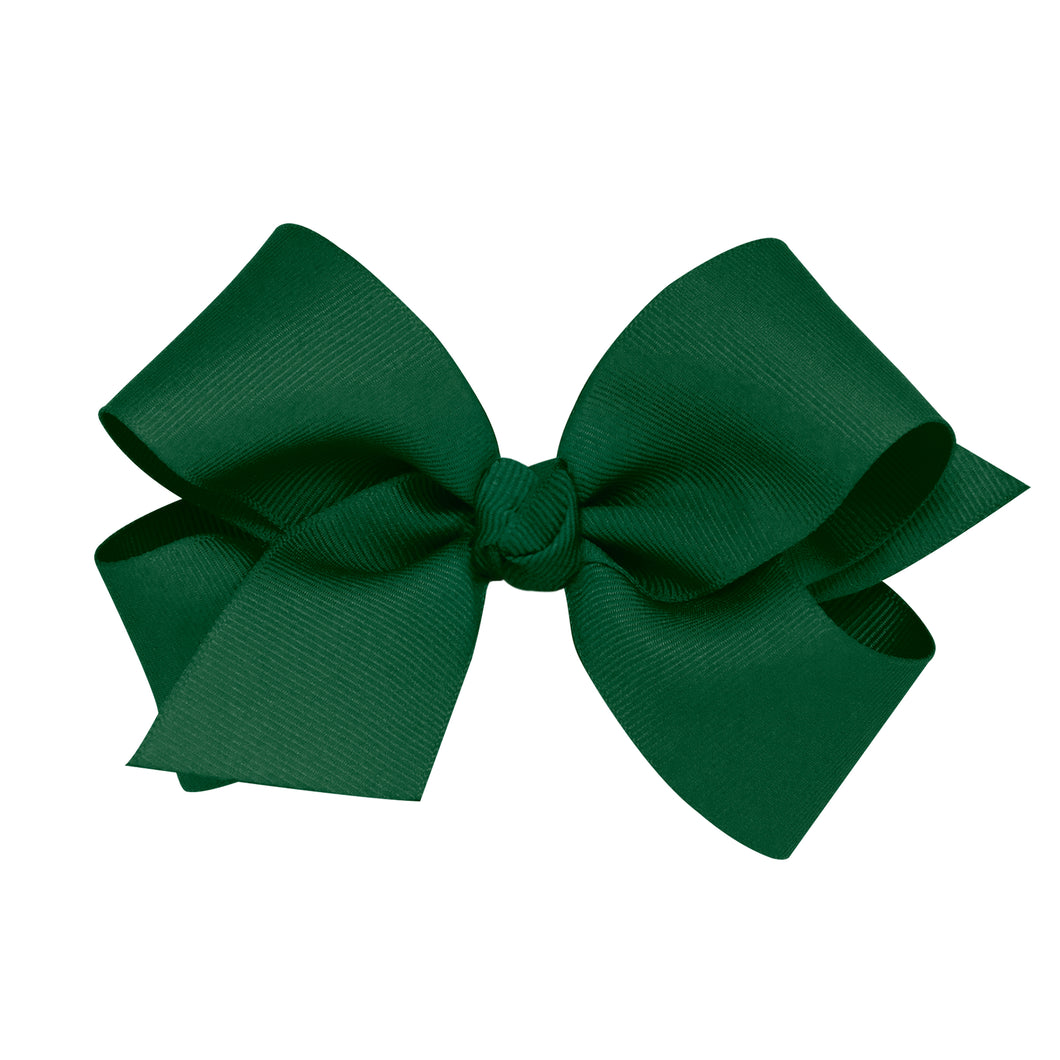 Medium w/ Knot Hairbow - Forest Green (FGR)