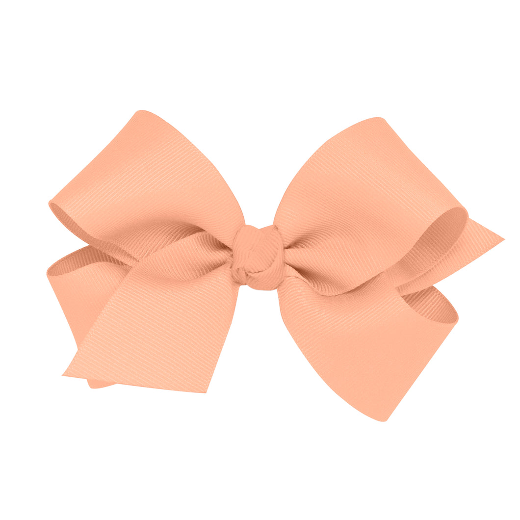 Medium with Knot Hairbow in Light Coral (LCR)