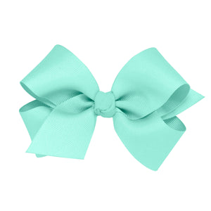 Medium with Knot Hairbow in New Aqua (NAQ)