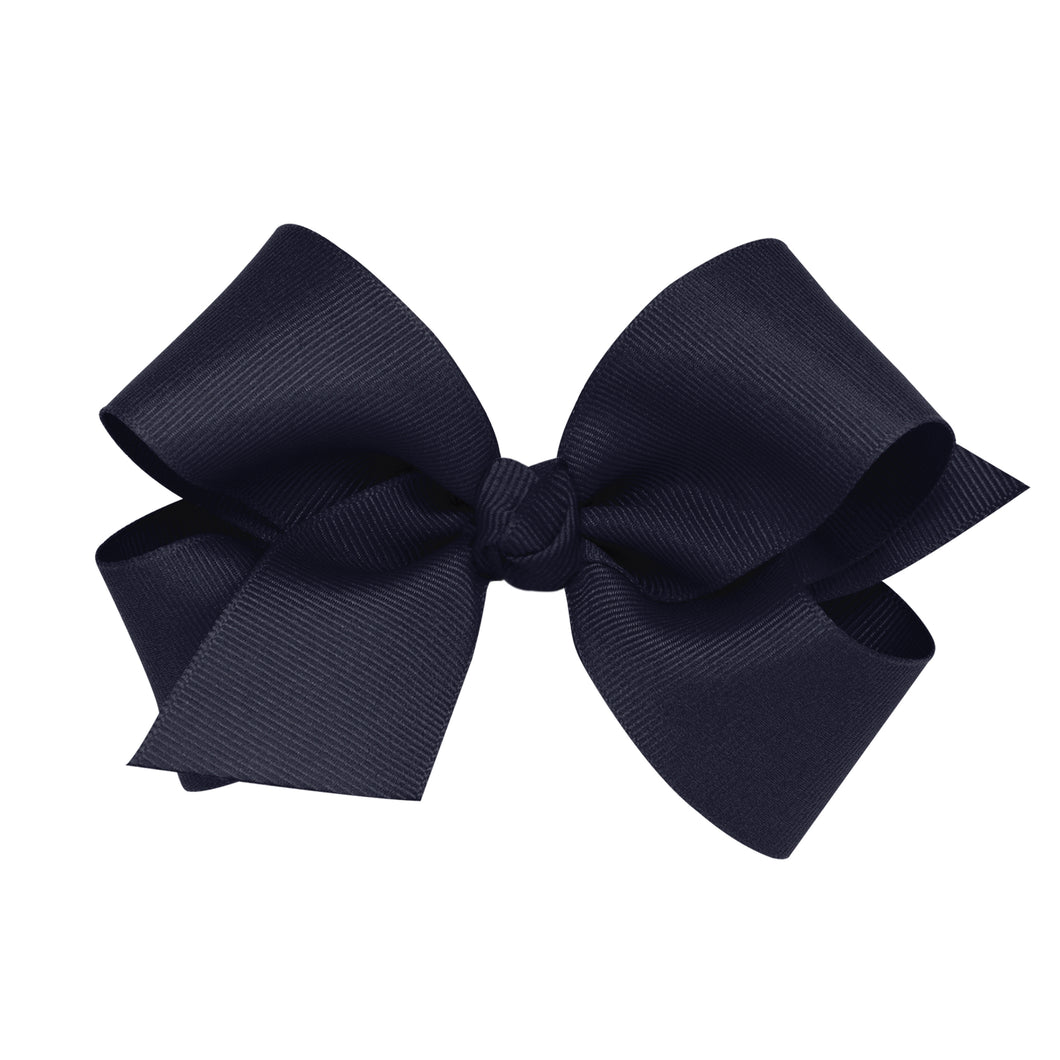 Medium w/ Knot Hairbow in Navy