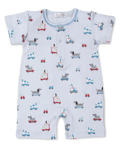 Skateboarding Pups Playsuit Size 3 months only