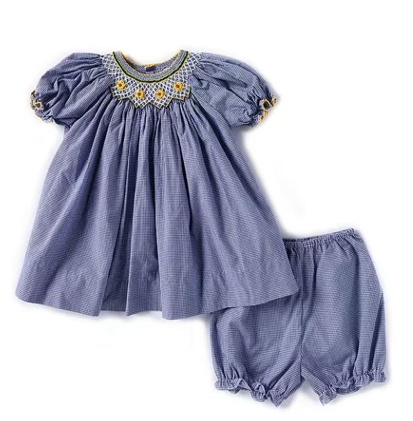 Smocked Sunflower Dress