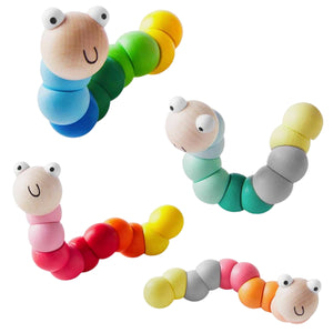 Wooden Wiggly Worm