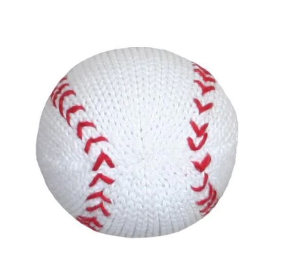 Baseball Knit Rattle