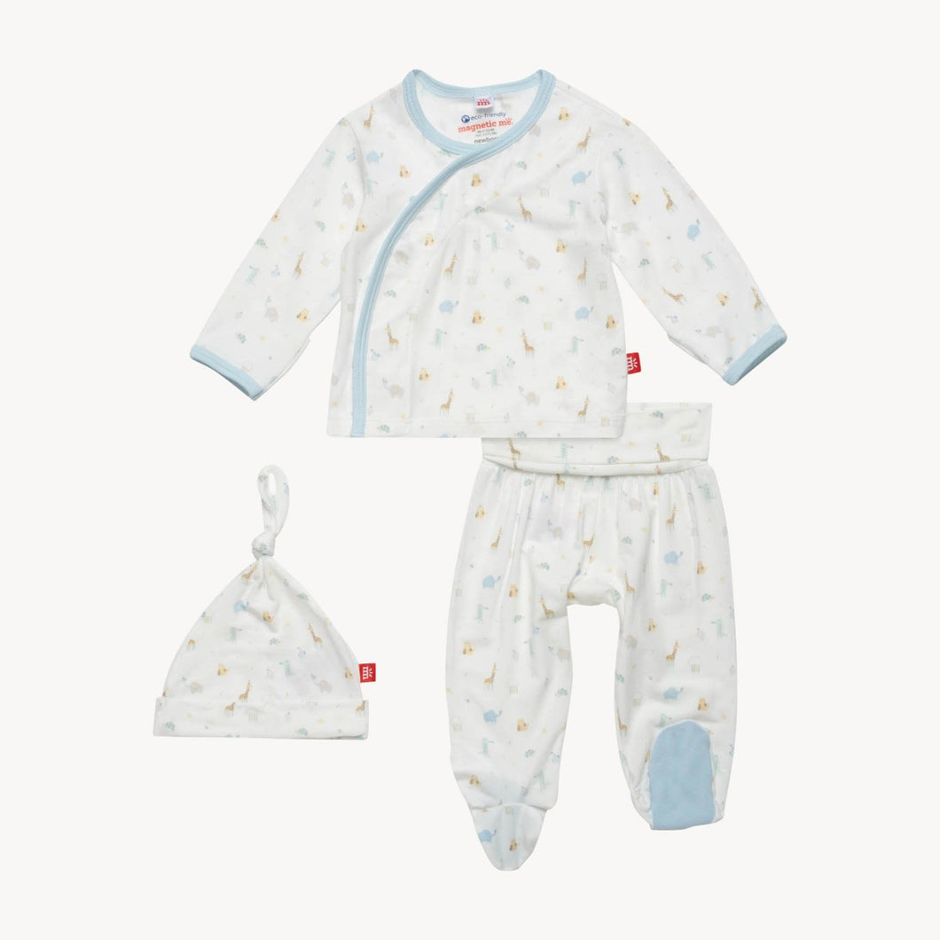 Blue Little Bitty Pretty One Kimono Set