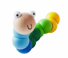 Load image into Gallery viewer, Wooden Wiggly Worm
