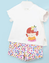 Load image into Gallery viewer, Applique Top &amp; Polka Dot Shorts Set
