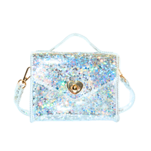 Load image into Gallery viewer, Gussie Silver Hearts Handbag
