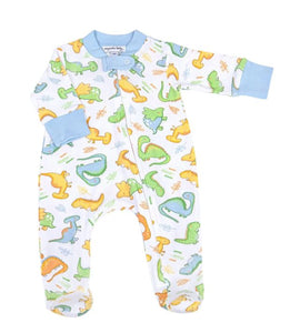 Dino Dreams Zipper Footie