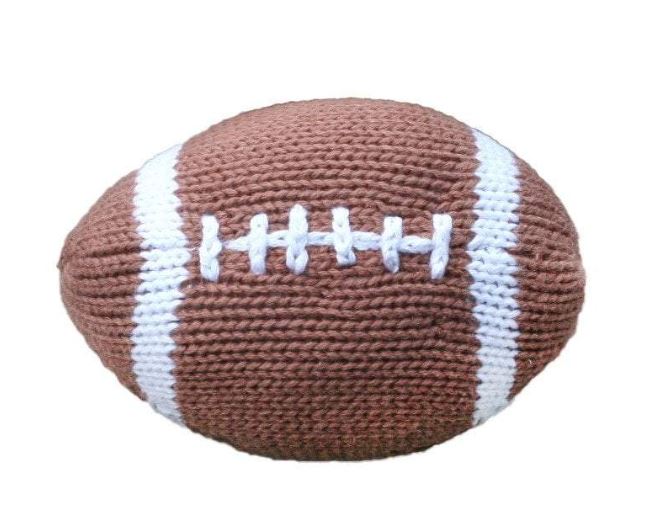 Football Knit Rattle