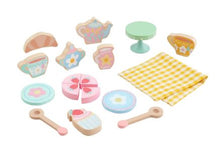 Load image into Gallery viewer, Tea Party Wood Play Toy Set
