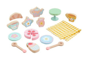 Tea Party Wood Play Toy Set