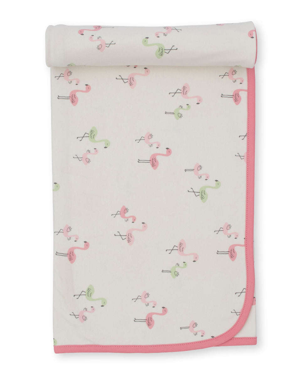 Flamingo Love Print Blanket