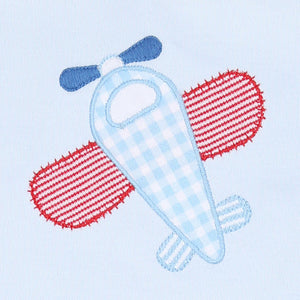 "Propeller Pals" Zipper Footie