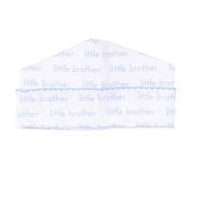 Load image into Gallery viewer, &quot;Little Brother&quot; White &amp; Blue Printed Converter Gown
