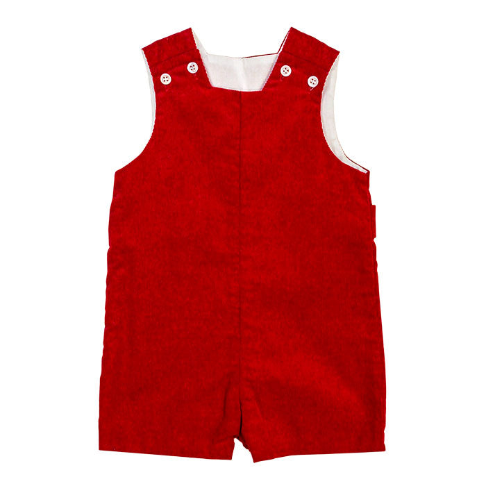 Red Corduroy - John John Short w/ Tab