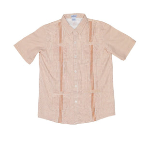 Burnt Orange Gameday Guayabera Shirt