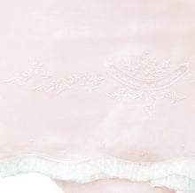 Load image into Gallery viewer, Pink Lace Embroidered Receiving Blanket by Feltman Brothers
